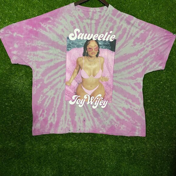 Saweetie Rap, Tie-dye T-shirt, size 2XL - Picture 1 of 4